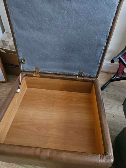 Photo of free Leather Footstool (Thornton Heath CR7) #3