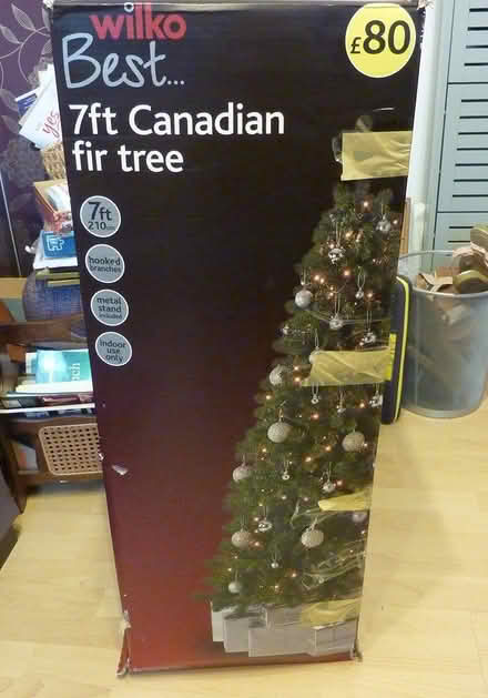 Photo of free Christmas tree 7FT green (Portchester PO16) #1