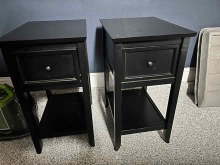 Photo of free Set of black end/night tables (West side) #1