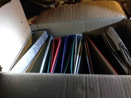 Photo of free Lever arch and ring binder files (Blaydon NE21) #1