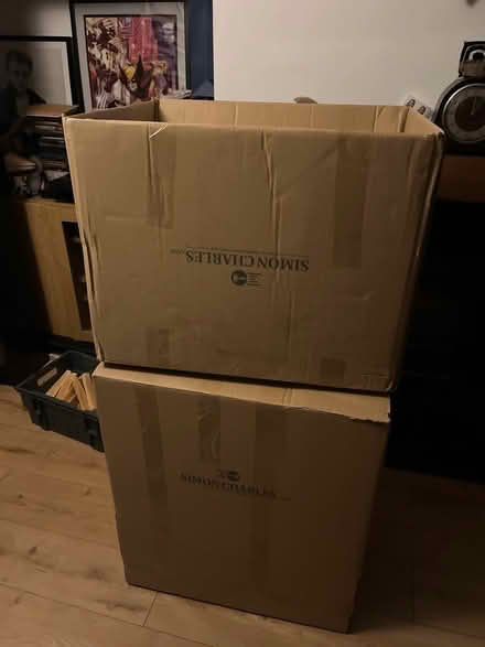 Photo of free Two large cardboard boxes (SK8) #1