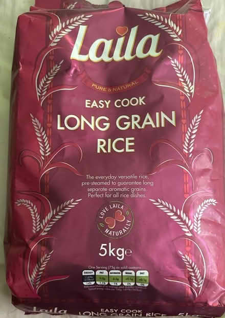 Photo of free Rice 5kg bag (E12) #1