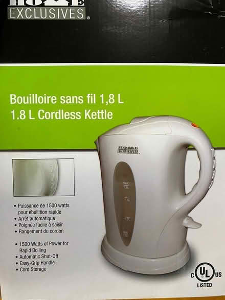 Photo of free Electric kettle (Vanier) #2