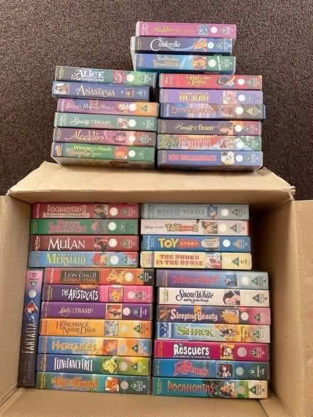 Photo of free Disney Videos VHS (Mildenhall IP28) #1