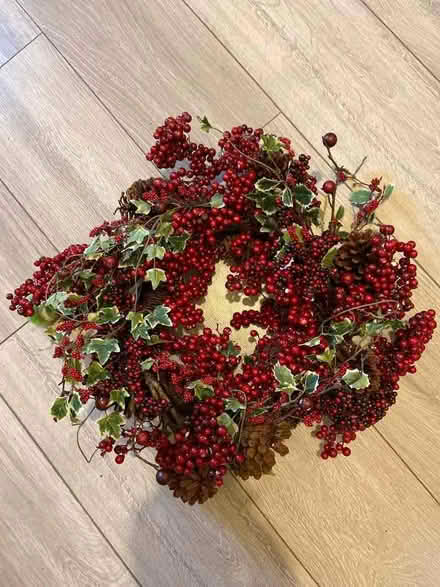 Photo of free Christmas berry wreath (Owlsmoor GU47) #1