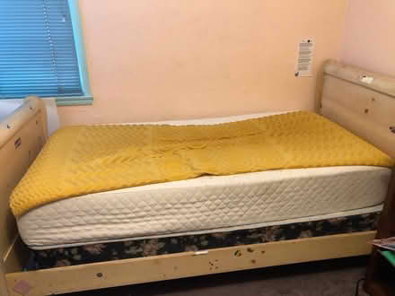 Photo of free sleigh bed frame - twin size (Eagle Hill, Redwood City) #2