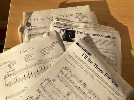 Photo of free piano sheet music (Tunney's Pasture) #4