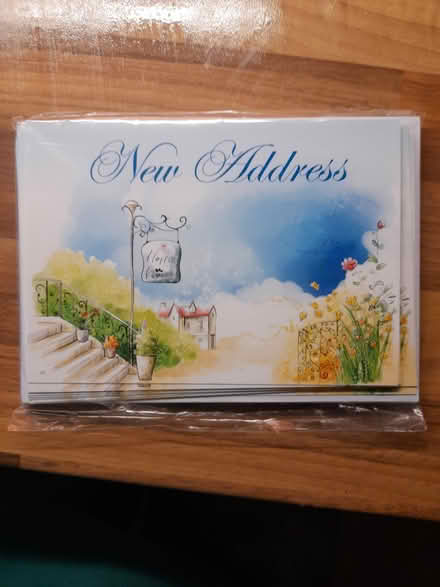 Photo of free 12 New Address Cards (DA4) #1