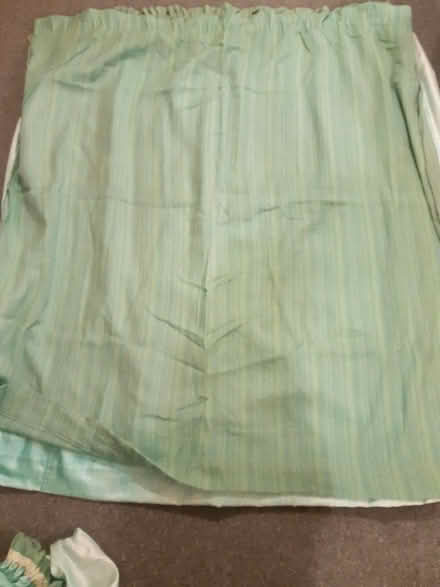 Photo of free Pair of turquoise winter curtains 175 cm wide by 154 cm drop (Sprowston NR3) #2