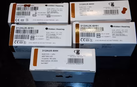 Photo of free Type 312 Hearing aid batteries (Westcotes LE3) #1