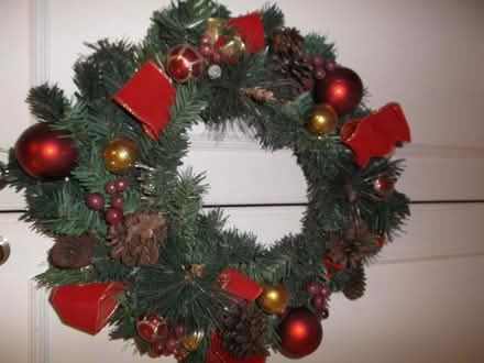 Photo of free Christmas Door Wreath (Hawley GU17) #1