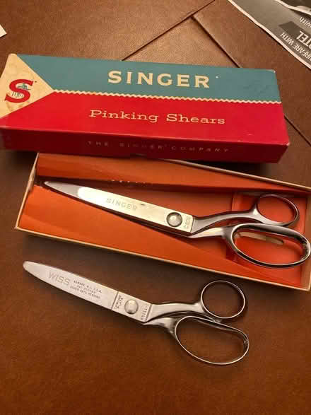Photo of free Two pairs of pinking shears (West Catonsville) #1