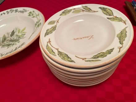 Photo of free 1 Serving bowl and 8 shallow bowls (Cupertino) #3