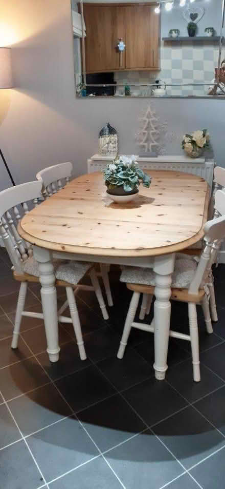 Photo of free Dining Table & 6 Chairs (Cramlington NE23) #2