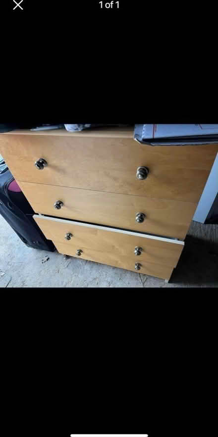 Photo of free Heavy Wooden Chest of Drawers (South Ockendon RM15) #1