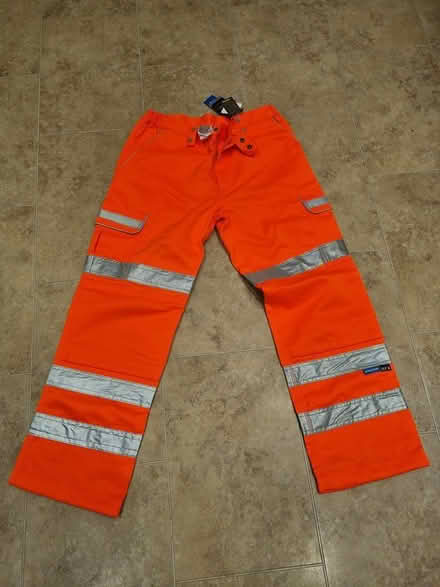 Photo of free Orange reflective work trousers (Dorking) #1