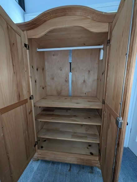 Photo of free Large wood armoire (Greenbrae) #2