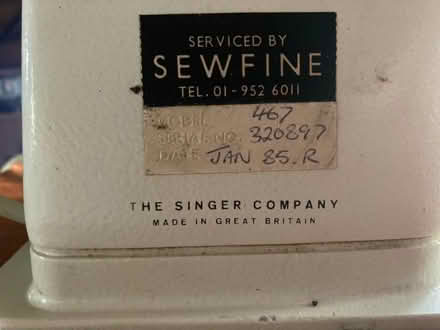 Photo of free Singer Sewing Machine (Widcombe) #4