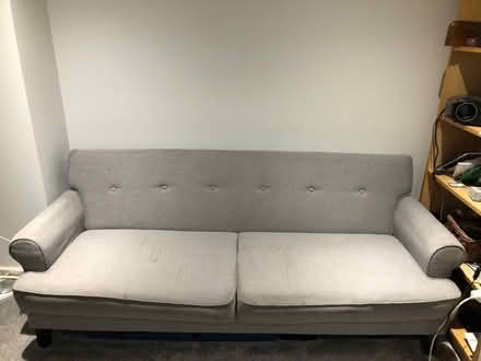 Photo of free 3 seater grey sofa (M21) #1