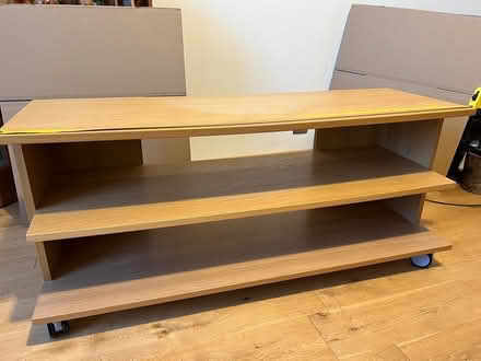 Photo of free TV stand - oak veneer (Ikea) (Blaby, Leicestershire LE8) #1