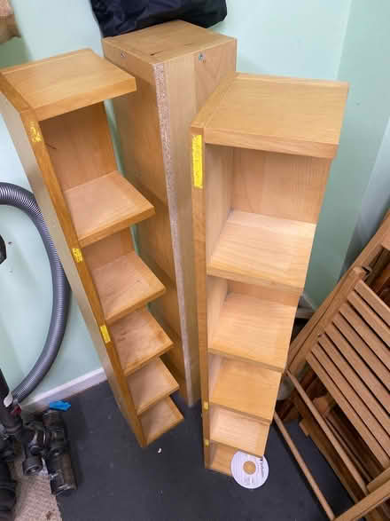 Photo of free IKEA CD racks (3) (Birchwood) #1