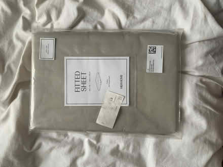 Photo of free Double fitted sheet unused (Holloway Road N7) #1