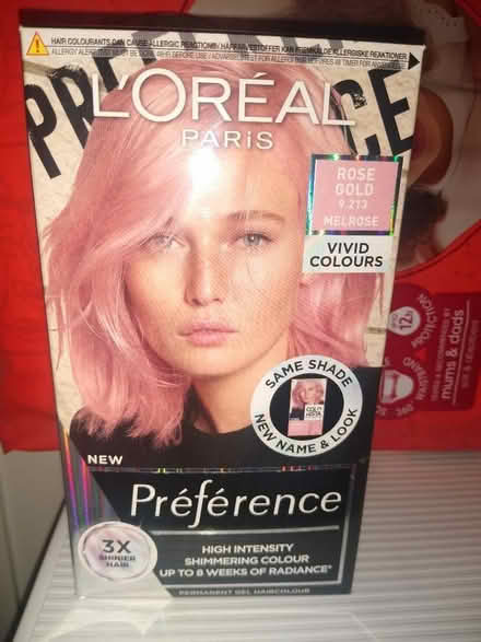 Photo of free Rose Gold (Pink) hair dye (Sainsburys GL52) #1