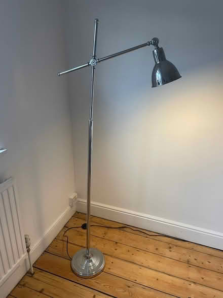 Photo of free chrome floor lamp (Abington Park) #1