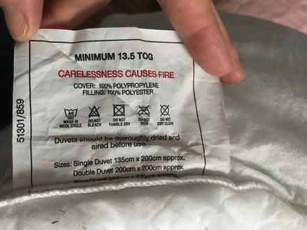 Photo of free Duvet (Adlington PR6) #2