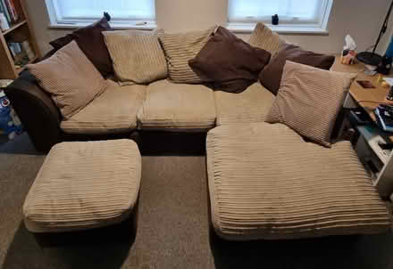 Photo of free Sofa and Footstool (SE9 4) #1