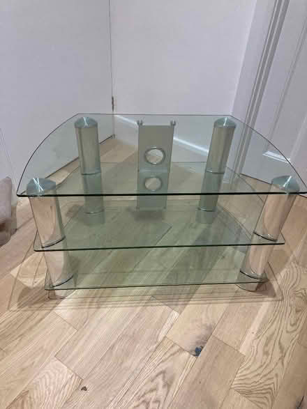 Photo of free Glass tv stand (Belmont HA7) #1