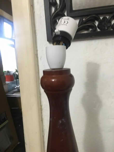 Photo of free Standard lamp and lampshade (Wales S26) #3