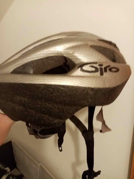 Photo of free 3 helmets and pannier rack (Cregagh Road) #1