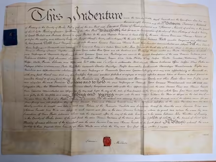 Photo of free Indenture (Lansdown) #1