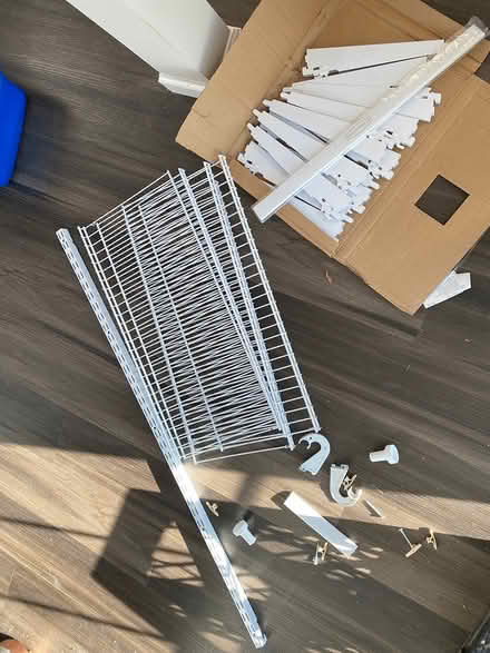Photo of free Rubbermaid Closet System Parts (07758) #2