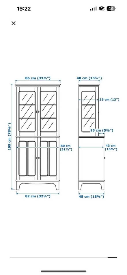 Photo of free Bookcase ikea (Courtlands WD25) #1