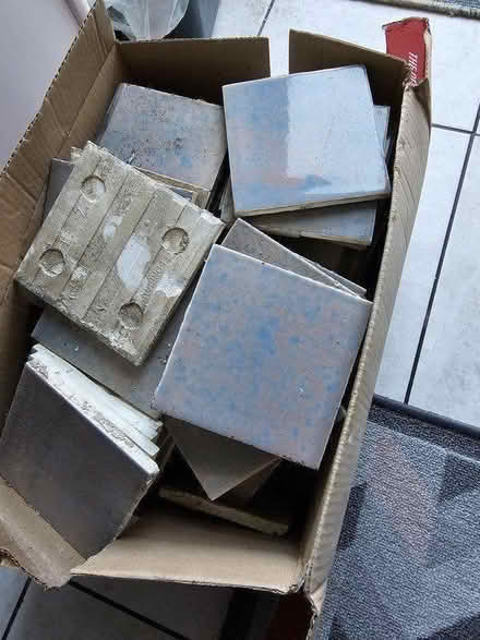 Photo of free A box of used tiles (TW5, Hounslow West) #3