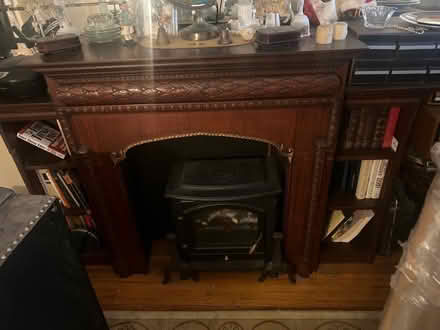Photo of free Cherrywood fireplace (Canarsie) #1