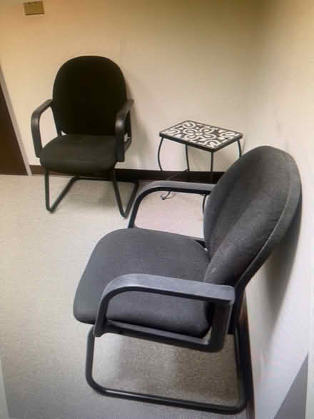 Photo of free Black chairs (W Wilson St/Newport Blvd) #1
