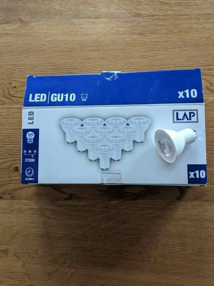 Photo of free Pack of GU10 downlighter bulbs (Wareham BH20) #2