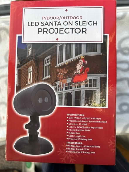 Photo of free Xmas Santa projector decoration (Dun Laoghaire/Ballybrack) #2