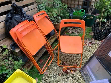 Photo of free 4 IKEA folding garden chairs (Edinburgh, Broughton, EH3) #1