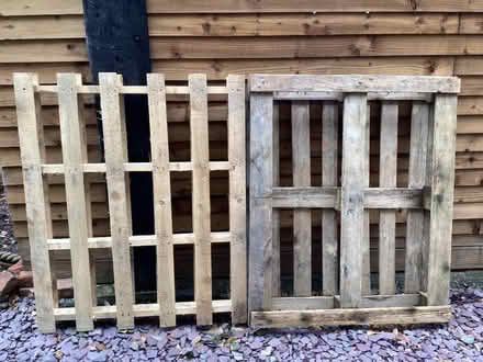 Photo of free Wooden pallets (Morland CA10) #1