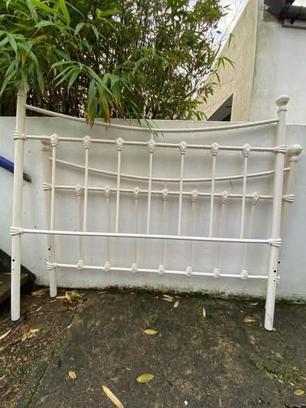 Photo of free Double metal bed frame (Brighton, BN1) #1