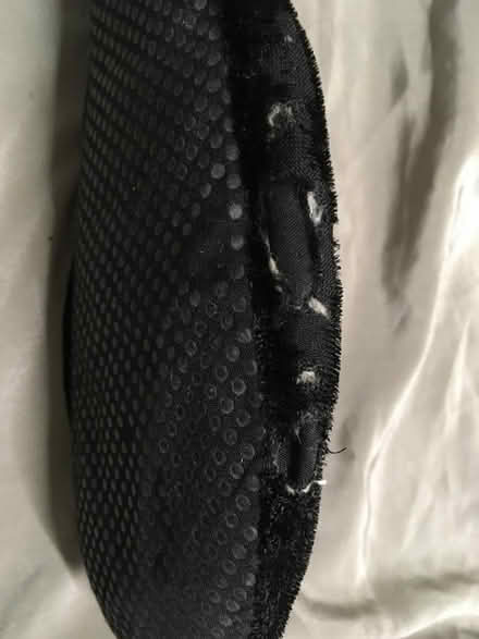 Photo of free Black velour bead embroidered slippers. (Slyfield GU1) #4