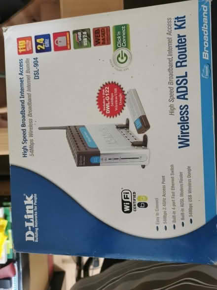 Photo of free 2 D-Link ADSL wireless routers (Belbroughton CP B61) #2