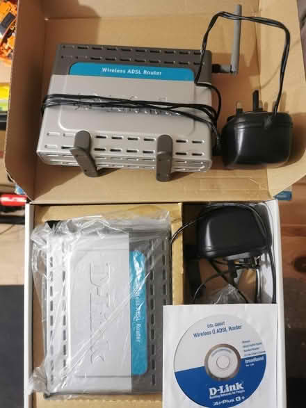 Photo of free 2 D-Link ADSL wireless routers (Belbroughton CP B61) #1