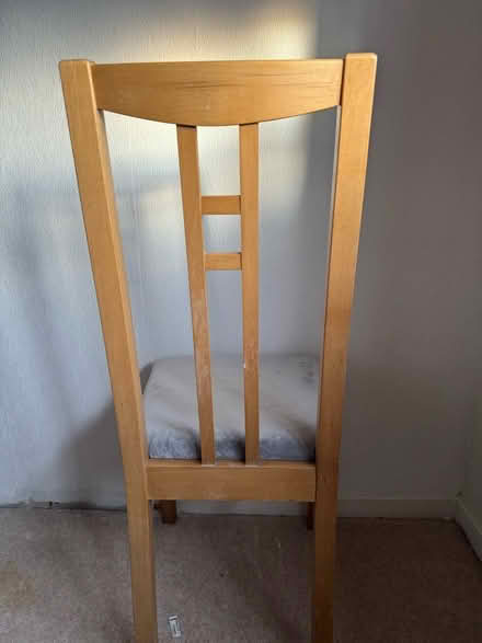 Photo of free Beech high back chairs (Wetherby LS22) #2