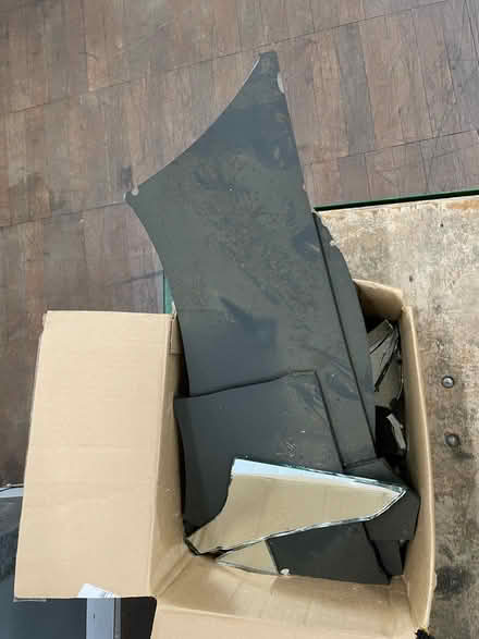 Photo of free Broken mirror pieces (Pasadena, near Bungalow Heaven) #1