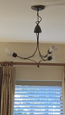 Photo of free Two elegant light fittings (Swords - near pavilions) #1